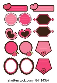 Cute scrapbook frames