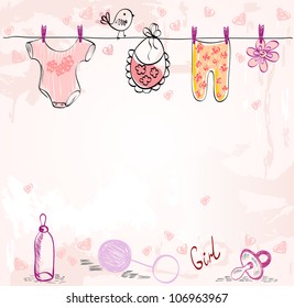 Pink Background Baby Girl gambar ke 7