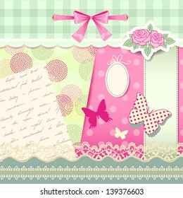 Cute scrapbook set