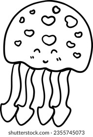 Cute sea creature images, sea elements