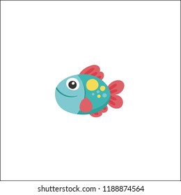 cute sea fish design