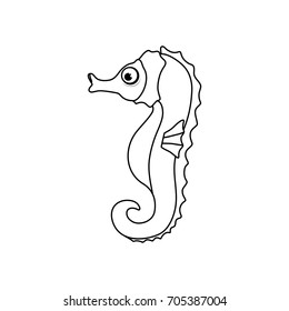 Cute sea horse