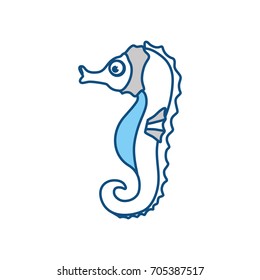 Cute sea horse