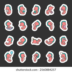 Cute seahorse kawaii cartoon character set featuring adorable marine animals with various activities expressions items underwater for creative joyful cheerful fun designs