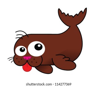 Cute Seal cartoon