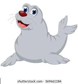 Cute seal cartoon