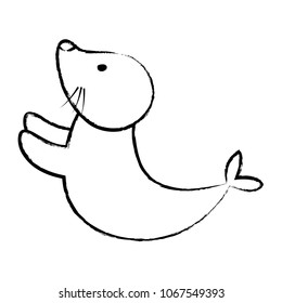 cute seal icon