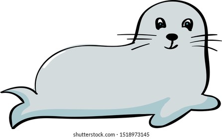 Sello, ilustración, vector sobre fondo blanco.