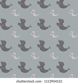 cute seal pattern