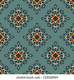 Cute Seamless abstract tiled pattern vector design