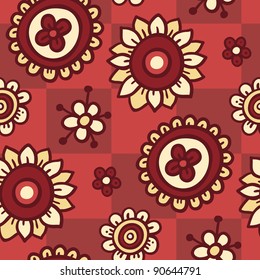 Cute seamless background