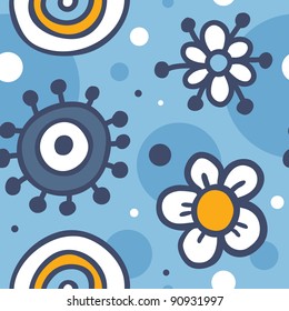 Cute seamless background
