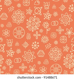 Cute seamless background