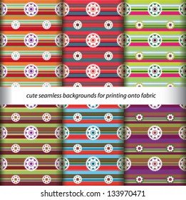 Cute seamless background for scrapbook 