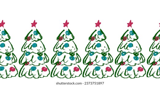 Borde transparente. Dibujos con lápices de cera. Diseño de papel, tela, decoración interior y otros usos