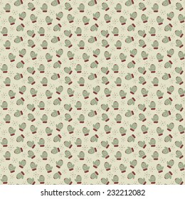Cute Seamless Christmas pattern. Holiday colorful background