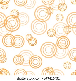 Cute seamless circle pattern. Design for fabric, textile, poster or print.