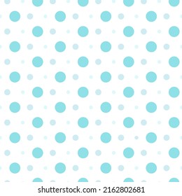 Cute seamless hand-drawn patterns. Stylish modern vector patterns with circles and dots of blue color. Funny Infantile Repetitive Print
