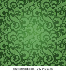 cute seamless leaves pattern wallpaper