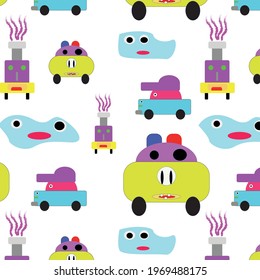 Cute Seamless Pattern For Babies