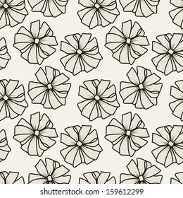 Cute seamless pattern with bows. Vector illustration of repeating texture