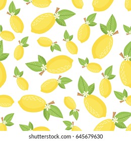 Cute seamless pattern with a Butterflies in a Cartoon style. Bright background for printing on fabric, wallpaper and paper. Vector