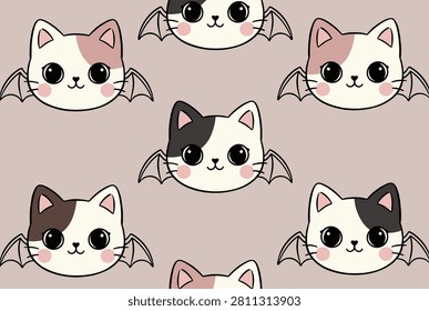Cute seamless pattern cartoon