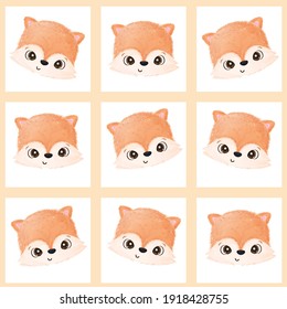 cute seamless pattern for decoration, kids wallpaper.