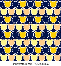 Cute seamless pattern design for background, wrapping, cards, origami paper 