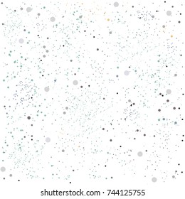 Cute Seamless Pattern with dots. Dotted background. hand Drawn Delicate Design. Scandinavian Style. For cards, templates, gift paper, prints, decorations, templates, etc. Vector Illustration