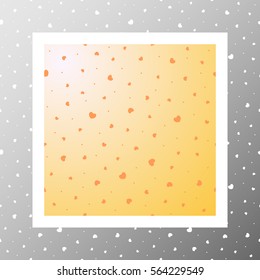 Cute seamless pattern with dynamic hearts and dots. Love, romantic and Valentine's Day background. Wrapping paper also.
Easy and convenient to edit.
