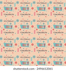 cute seamless pattern with elements