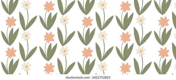 Patrón perfecto, fondo floral