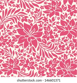 Cute seamless pattern with flowers