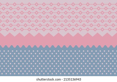 Cute seamless pattern with geometric stylized nature elements. Colorful trendy decorative background. Graphic vibrant abstract wallpaper.