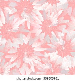 Cute seamless pattern with hearts. Unusual geometrical forms for creative holiday design. 