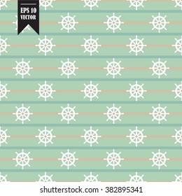 Cute seamless pattern helm. For background, wrappers, wallpaper, paper and printing on fabrics. Vector.
