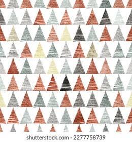 Patrón perfecto. Imitación del bordado. Abstracción geométrica. Impresión para textiles, decoración del hogar, embalaje. Ilustración vectorial.