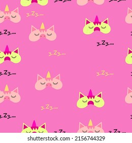 Cute seamless pattern on a pink background with cute girly things. Texture for scrapbooking, wrapping paper, invitations. Vector illustration.