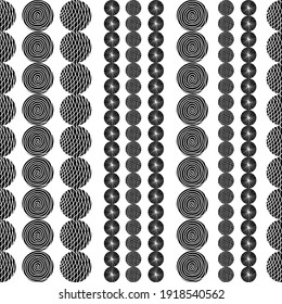 Cute seamless pattern, polka dot fabric, wallpaper, vector.