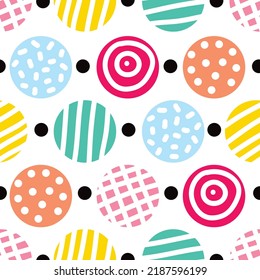 Patrón sin costuras, tela de puntos polka, papel tapiz, vector. Se puede utilizar en la industria textil, el papel, el fondo, la scrapbooking.Vector.