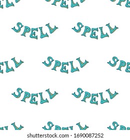 Diseño perfecto con letra ortográfica. Fondo blanco. Ilustración de estilo Doodle. Vector.