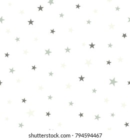 Cute seamless pattern with stars. vector illustration