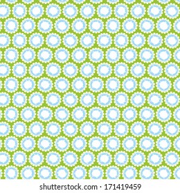 Cute seamless pattern with sun