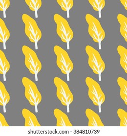 Cute seamless pattern with trees