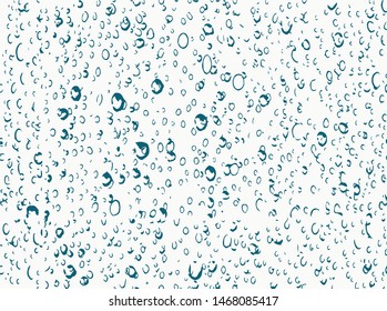 Cute seamless pattern. Seamless watercolor rain pattern. teal raindrops. Rain seamless pattern with drop. Baby pattern. Vector illustrator. Watercolor texture.