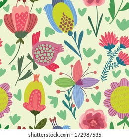 Cute seamless pattern.right Seamless pattern can be used for wallpaper, pattern fills, web page background,surface textures.