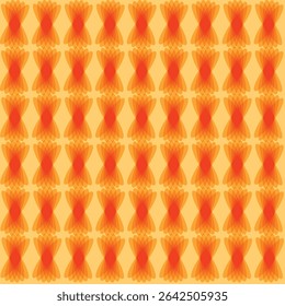 Cute Seamless Patterns Warm Minimalist Yellow Orange Geometric Pattern
