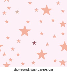 Cute Seamless Star Pattern. Great for backgrounds, backdrops, cars, postcards, invitations, headers, brochures, posters,wall art, flyer, etc. Vector Illustration.
