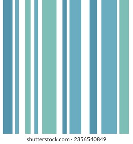Cute Seamless vectorial Background fabric strips balancear patrones de rayas geométricas rayas de color azul cielo blanco de diferentes tamaños diseño de fiesta de verano de mar tira de papel tapiz color de tono caliente.